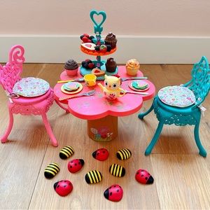 SOLD Wellie Wishers Garden Party Tea Time & Snack Set